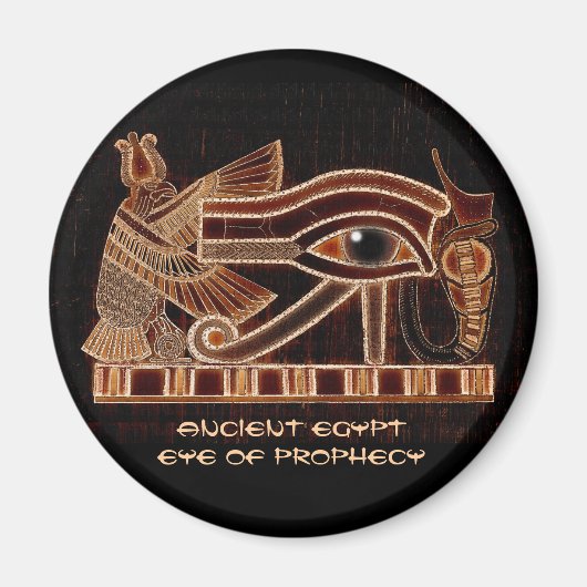 WADJET OEIL D'HORUS Ancien Magnet d'art égyptien (Devant)