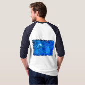 WADJET, OGEN VAN HORUS Shirt met 3/4 mouwen (Achterkant volledig)