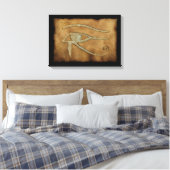 WADJET OOG VAN HORUS op Papyrus Print (Insitu (Slaapkamer))