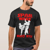 Wado Ryu Karate Kumite Spar Wars - T-Shirt Budo (Devant)