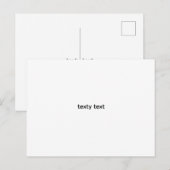 waefwef aankondigingskaart (Voorkant / Achterkant)