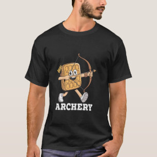 Wafel Boogschieten Wafels Etenliefhebber T-shirt