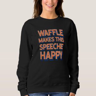 Wafel maakt deze Speechie blij spraaktherapie Trui