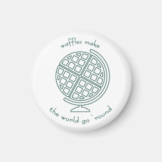 Wafel World Magnet Magneet