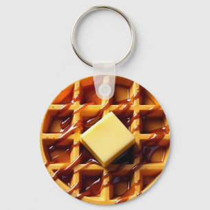 Wafelillustratie Sleutelhanger