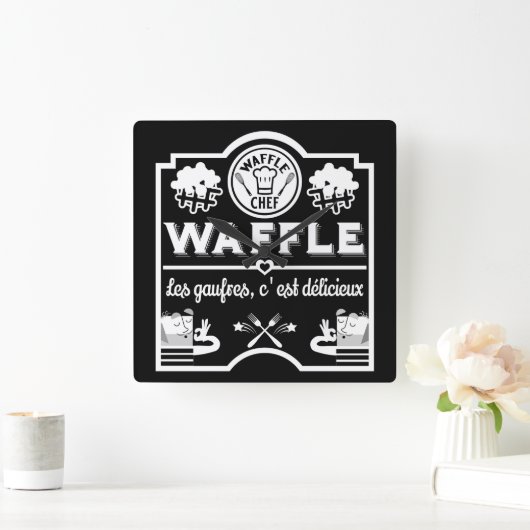 wafelkok vierkante klok (Huis)