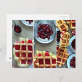 Wafels Briefkaart (Voorkant / Achterkant)