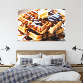 Wafels Canvas Afdruk (Insitu (Slaapkamer))