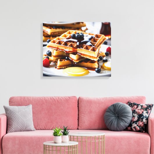 Wafels Canvas Afdruk (Insitu (Woonkamer))