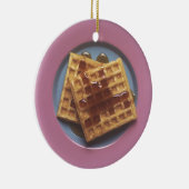 Wafels met stroop keramisch ornament (Rechts)