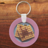 Wafels met stroop sleutelhanger (Voorkant)
