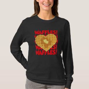 Wafels Wafel Hij Ik Liefde Wafels Graphic T-shirt