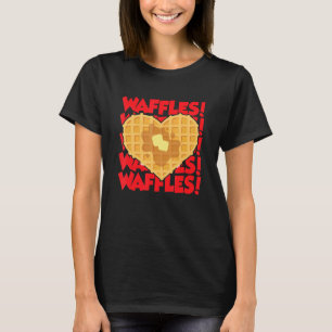 Wafels Wafel Hij Ik Liefde Wafels Graphic T-shirt