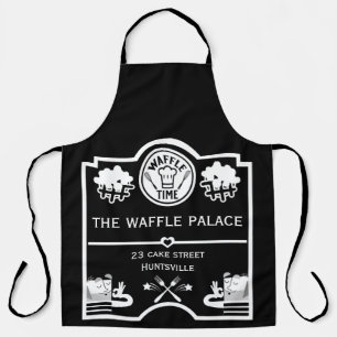Wafelwinkel of pop-up voedselkraam schort