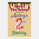 Waffe Ice Cream Cone 2e anniversaire (Recto)