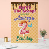 Waffe Ice Cream Cone 2e anniversaire (Mariage)