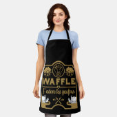 Waffeldag Schort (Gedragen)