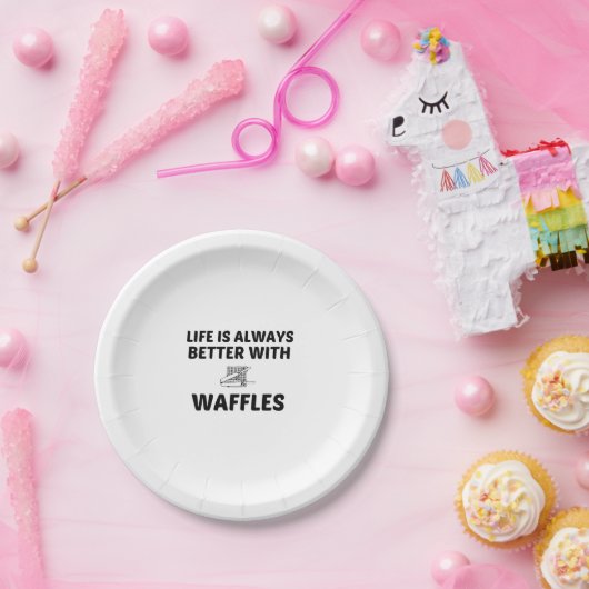 WAFFELLEVEN IS BETER PAPIEREN BORDJE (Feest)