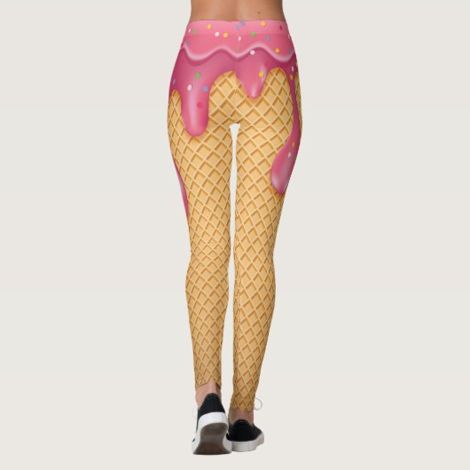 Waffle Cone Ice Cream Leggings (Achterkant)