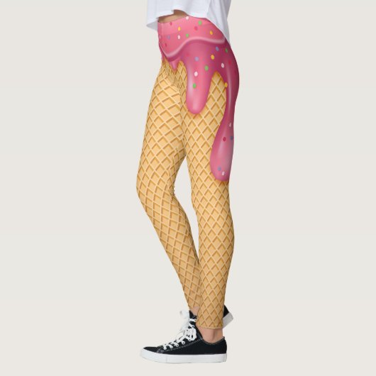 Waffle Cone Ice Cream Leggings (Links)
