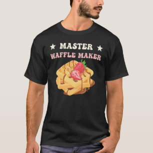 Waffle Costume Breakfast Waffle Master Waffle Make T-shirt