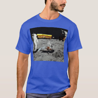 Waffle House Maanwandeling grappig T-shirt