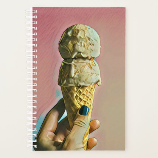 Waffle ice cream cone planner (Voorkant)