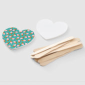 Waffle-kegels, ijs en bevroren yoghurtpatroon handwaaier (Niet-gemonteerd)