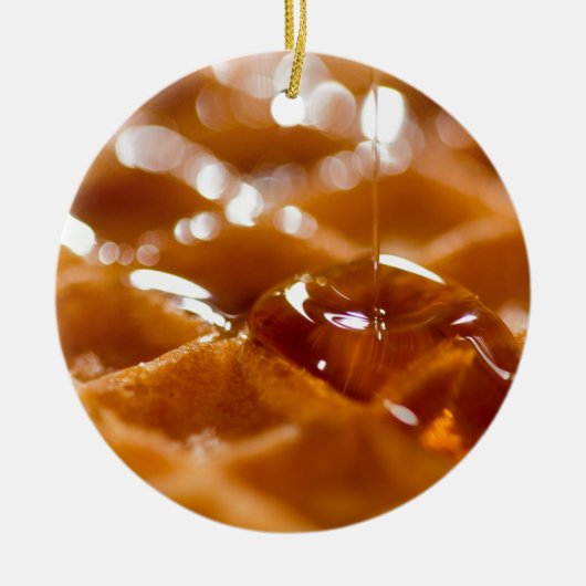 Waffle Keramisch Ornament (Voorkant)