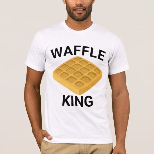 WAFFLE KING DAD HOMMES T-SHIRTS (Devant)
