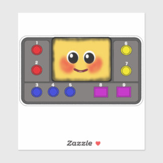 Waffle+Mochi-Magicartscreen-Vinyl Sticker