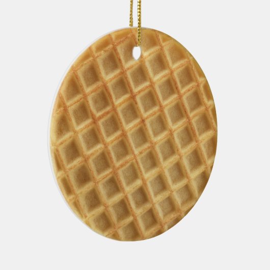 Waffle Patterned Keramisch Ornament (Rechts)