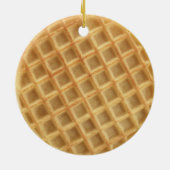 Waffle Patterned Keramisch Ornament (Achterkant)