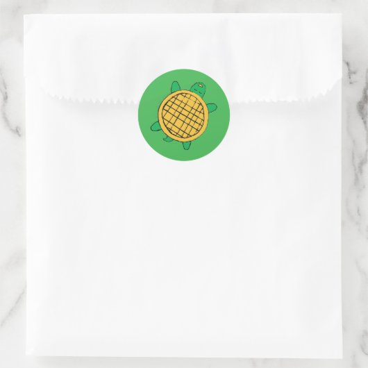 Waffle Turtles sticker (Sac)