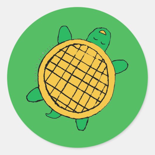 Waffle Turtles sticker (Devant)
