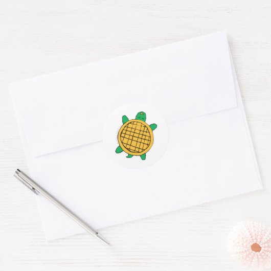 Waffle Turtles sticker (Envelop)
