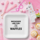 WAFFLE WEEKEND PAPIEREN BORDJE (Feest)