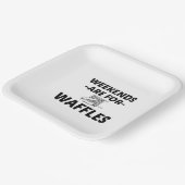 WAFFLE WEEKEND PAPIEREN BORDJE (Gebogen)