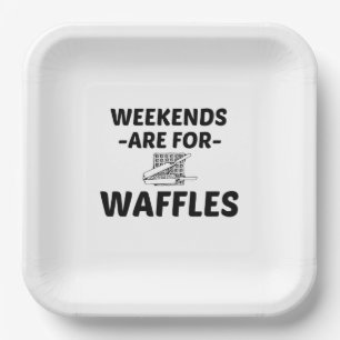 WAFFLE WEEKEND PAPIEREN BORDJE