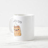Waffle-y Funny Waffle Pun Koffiemok (Voorkant links)
