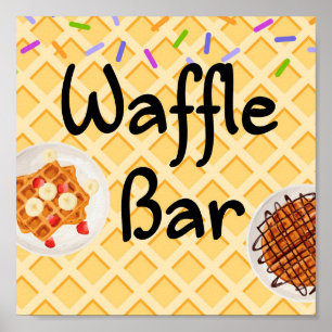 Waffler Bar-Poster Poster
