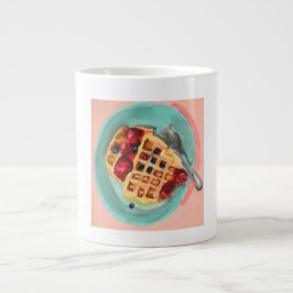 Waffles and Berries Extra Grote Beker