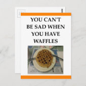 WAFFLES BRIEFKAART (Voorkant / Achterkant)