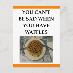 WAFFLES BRIEFKAART