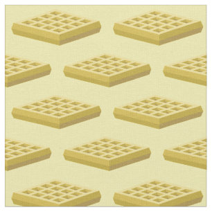 Waffles Cute Breakfast Kinder Stof