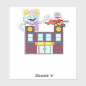 Waffles + Mochi-Vinyl Sticker (Feuille)