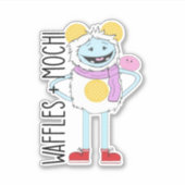 Waffles&Mochi-Vinyl Sticker (Voorkant)