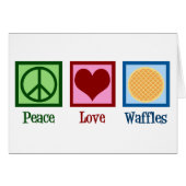 Waffles Peace Love (Devant horizontal)