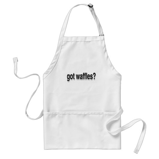 Waffles Standaard Schort (Voorkant)