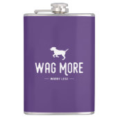 Wag meer zorgen minder heupfles (Voorkant)